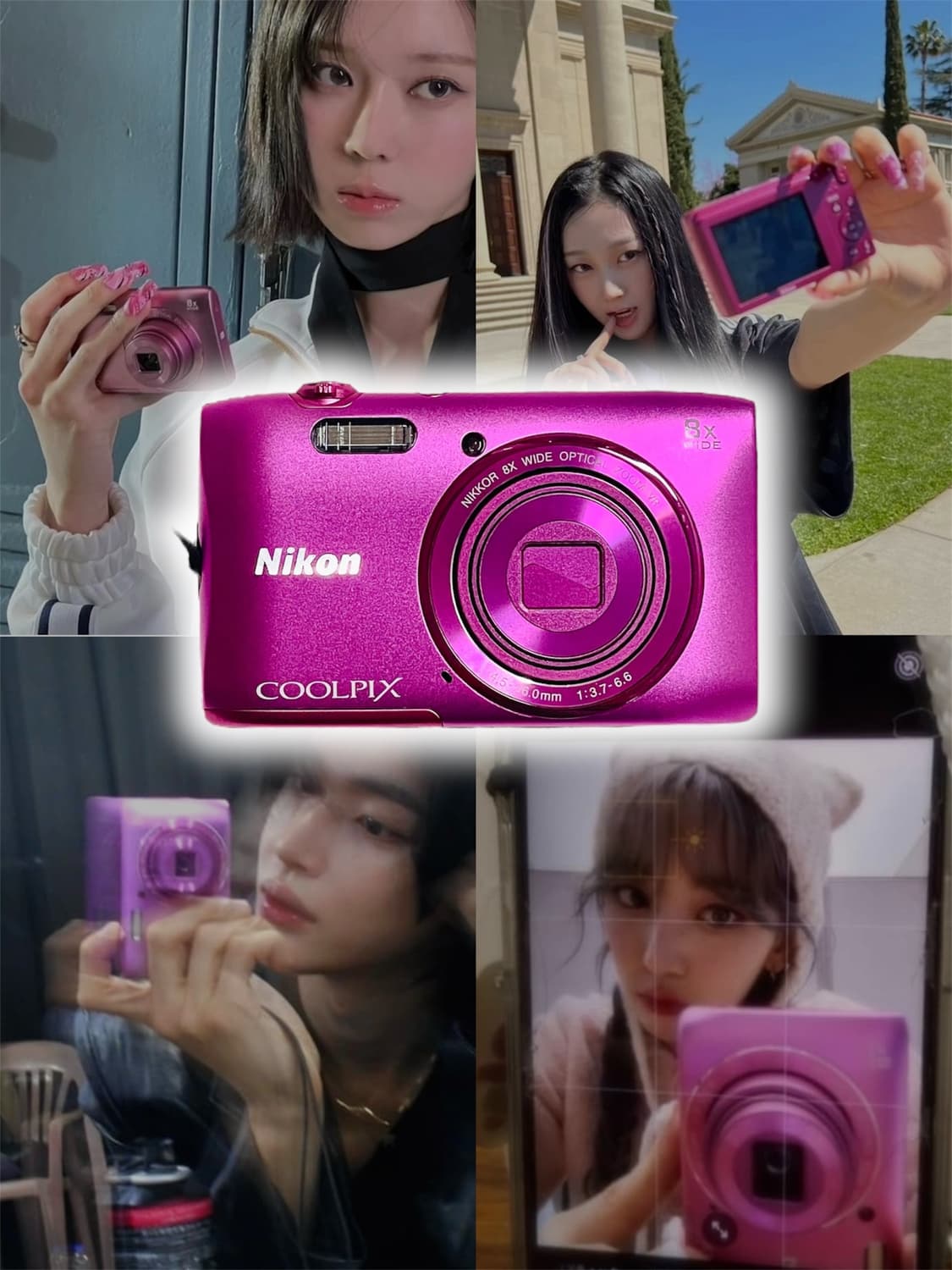 빈티지 디카 니콘 쿨픽스 S3600 핑크 상품이미지1