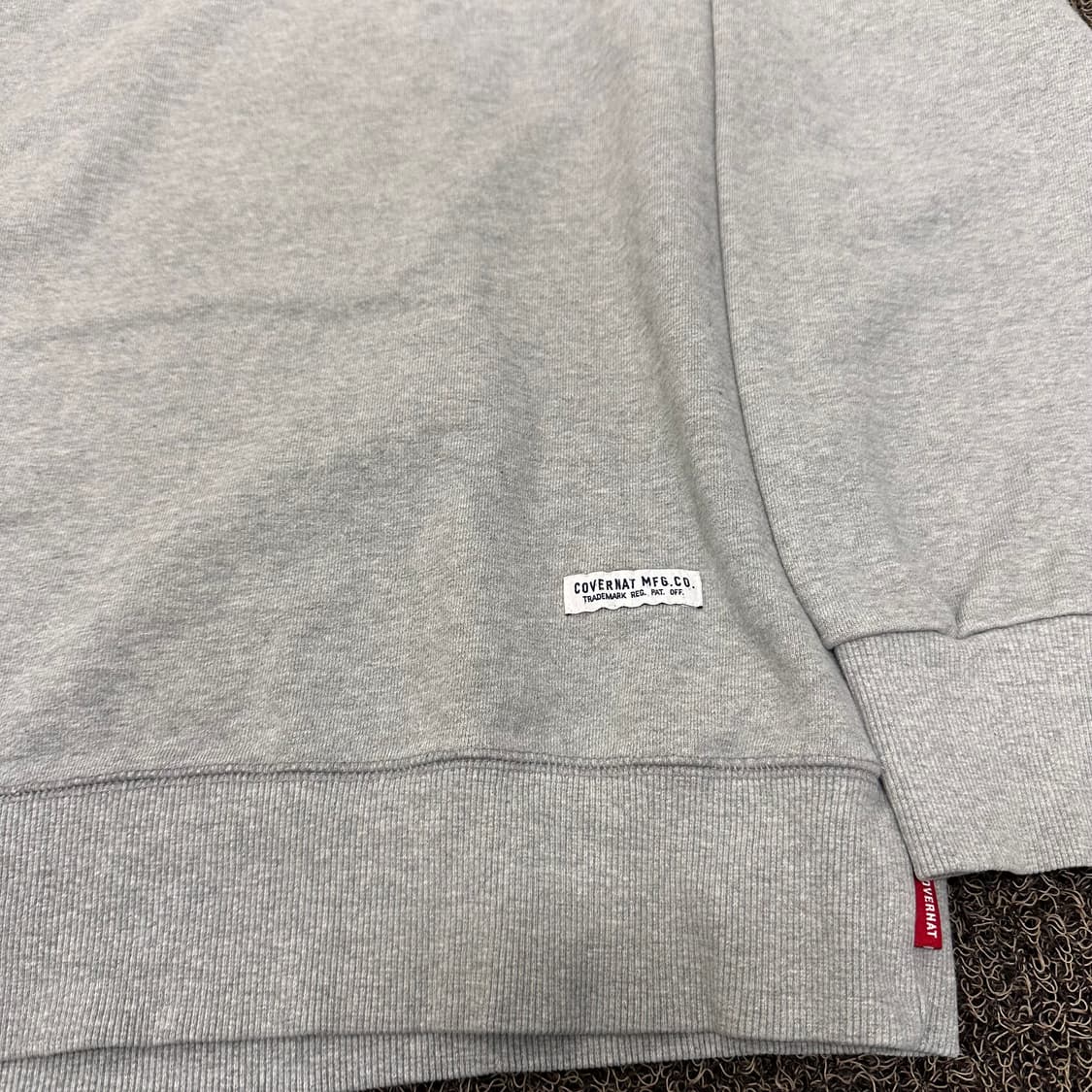 커버낫 C로고 맨투맨 그레이 XL 상품이미지4