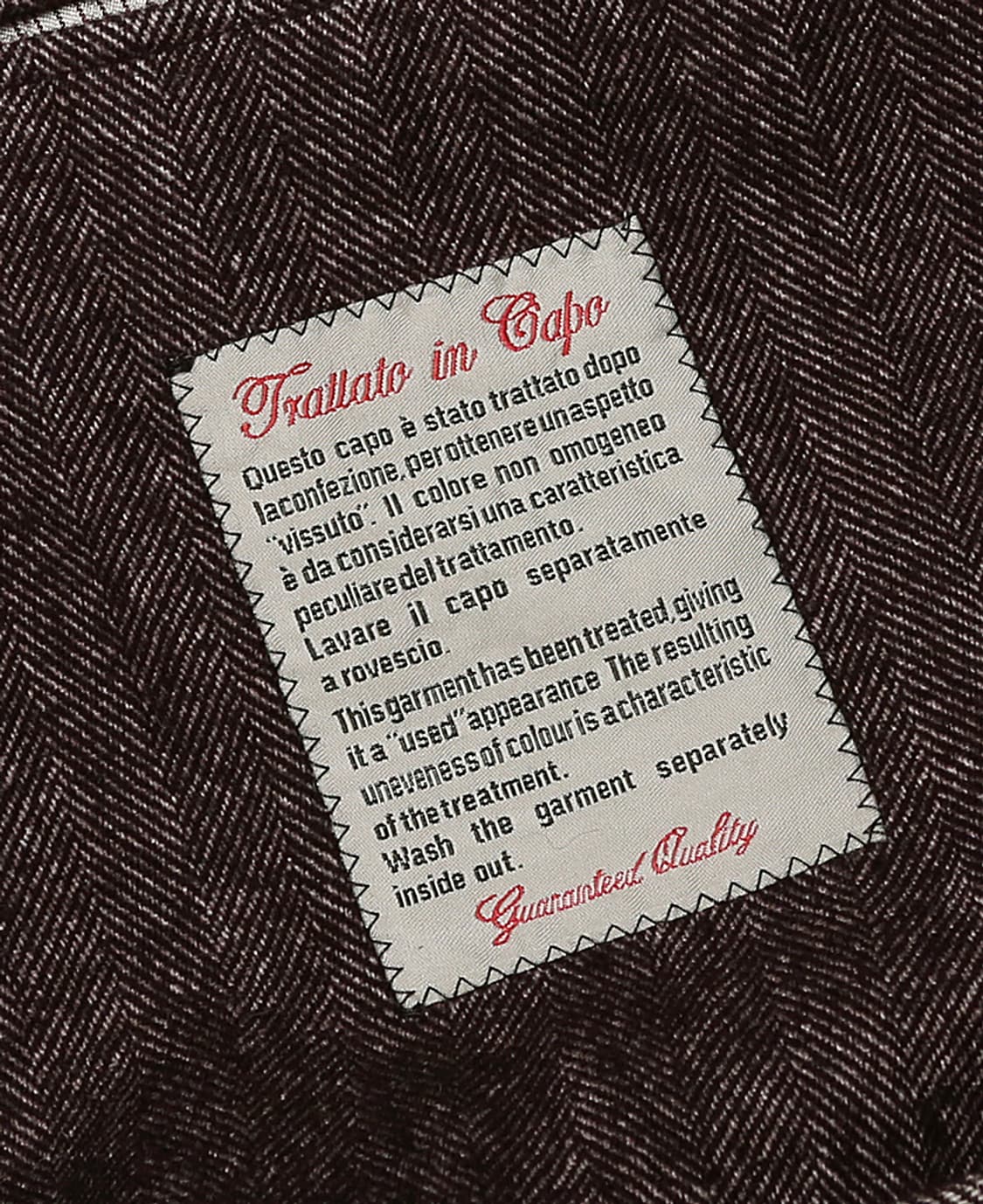 루비암 1911 [L.B.M 1911] 헤링본 울 스포츠 자켓 이태리 상품이미지8