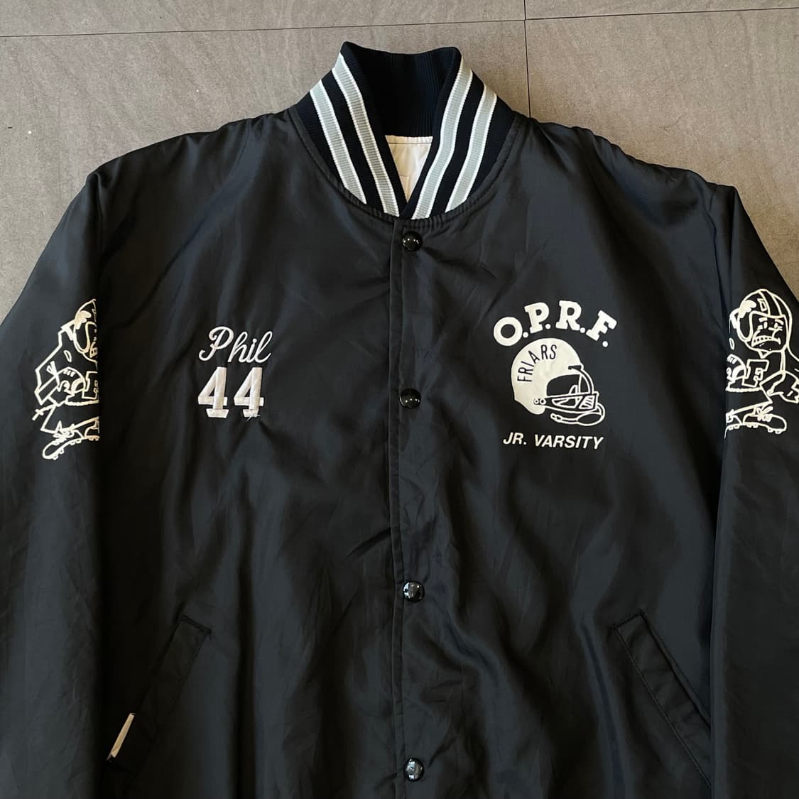 Oprf 블랙 나일론 스타디움 나일론 자켓 상품이미지4
