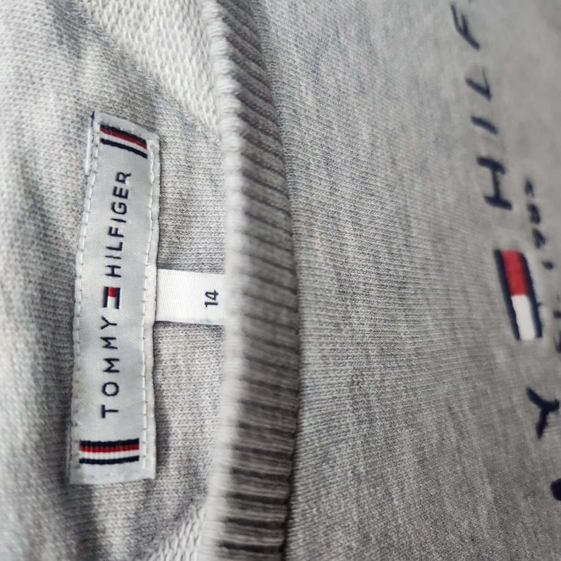 타미힐피거 빅로고 자수 맨투맨 M 상품이미지5