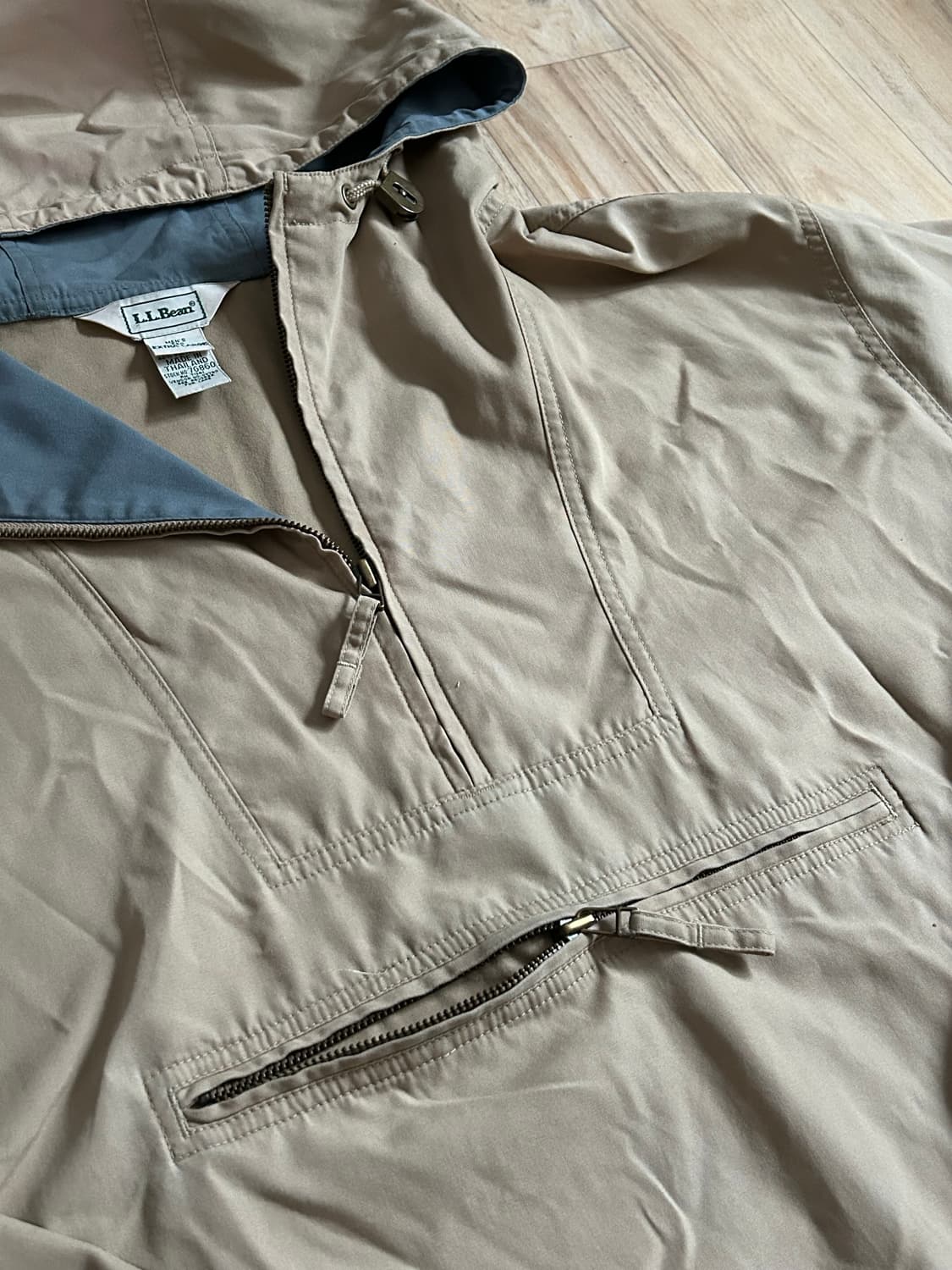 00s L.L Bean beige anorak  상품이미지6