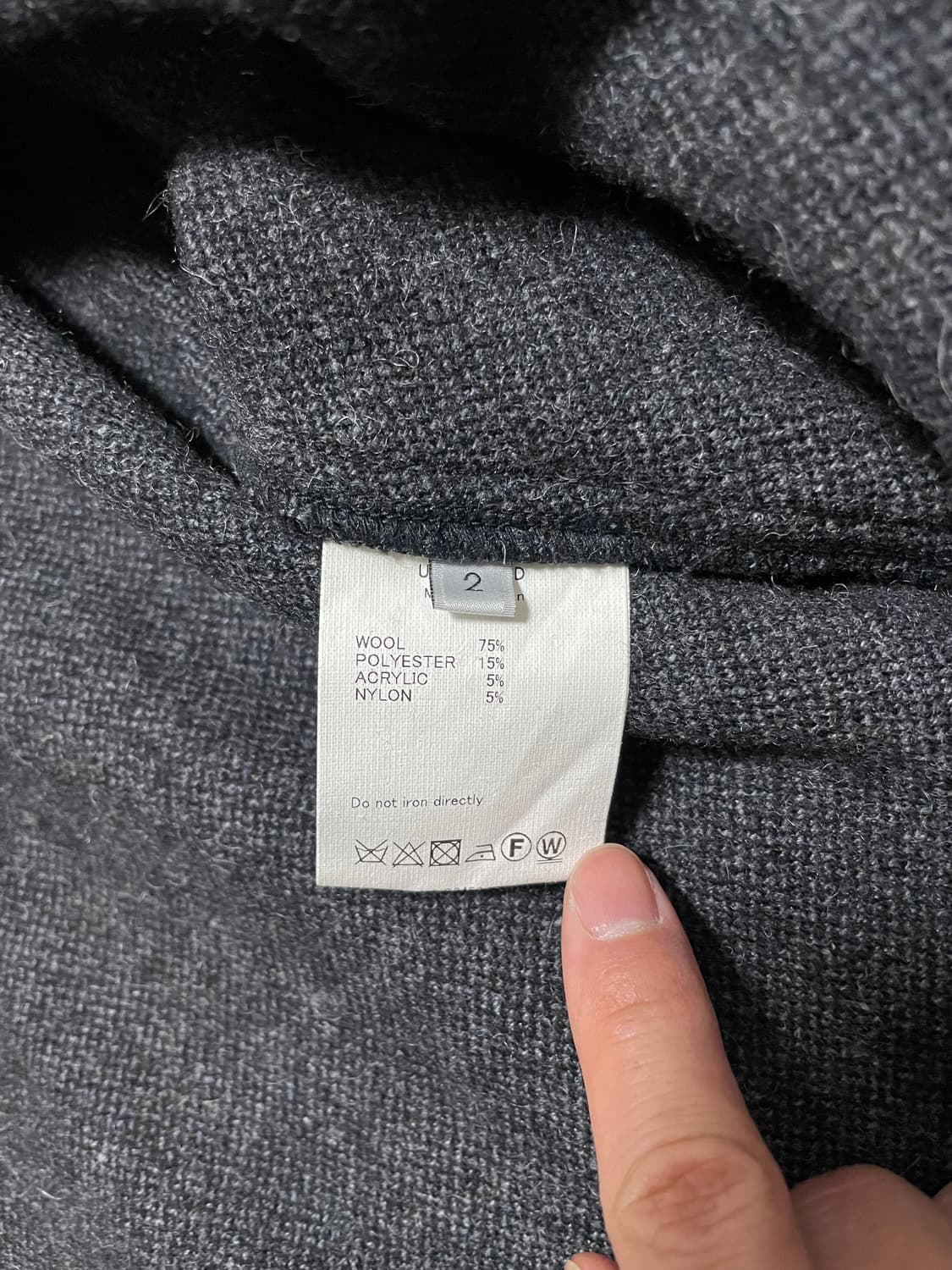 언유즈드 울 웨스턴 오버셔츠 숏자켓 상품이미지8