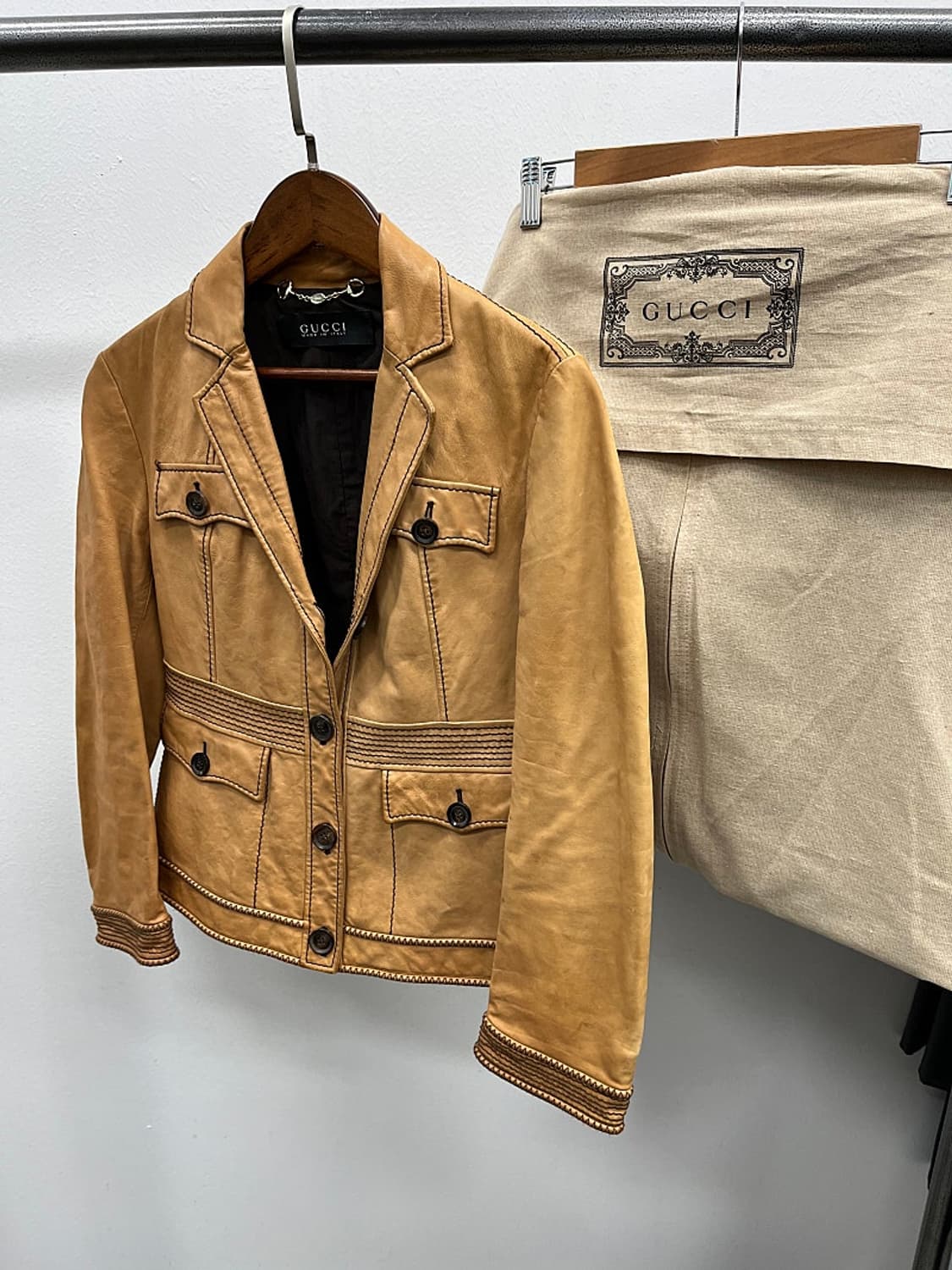 여) 구찌 컬랙션 웨스턴 레더자켓  상품이미지1