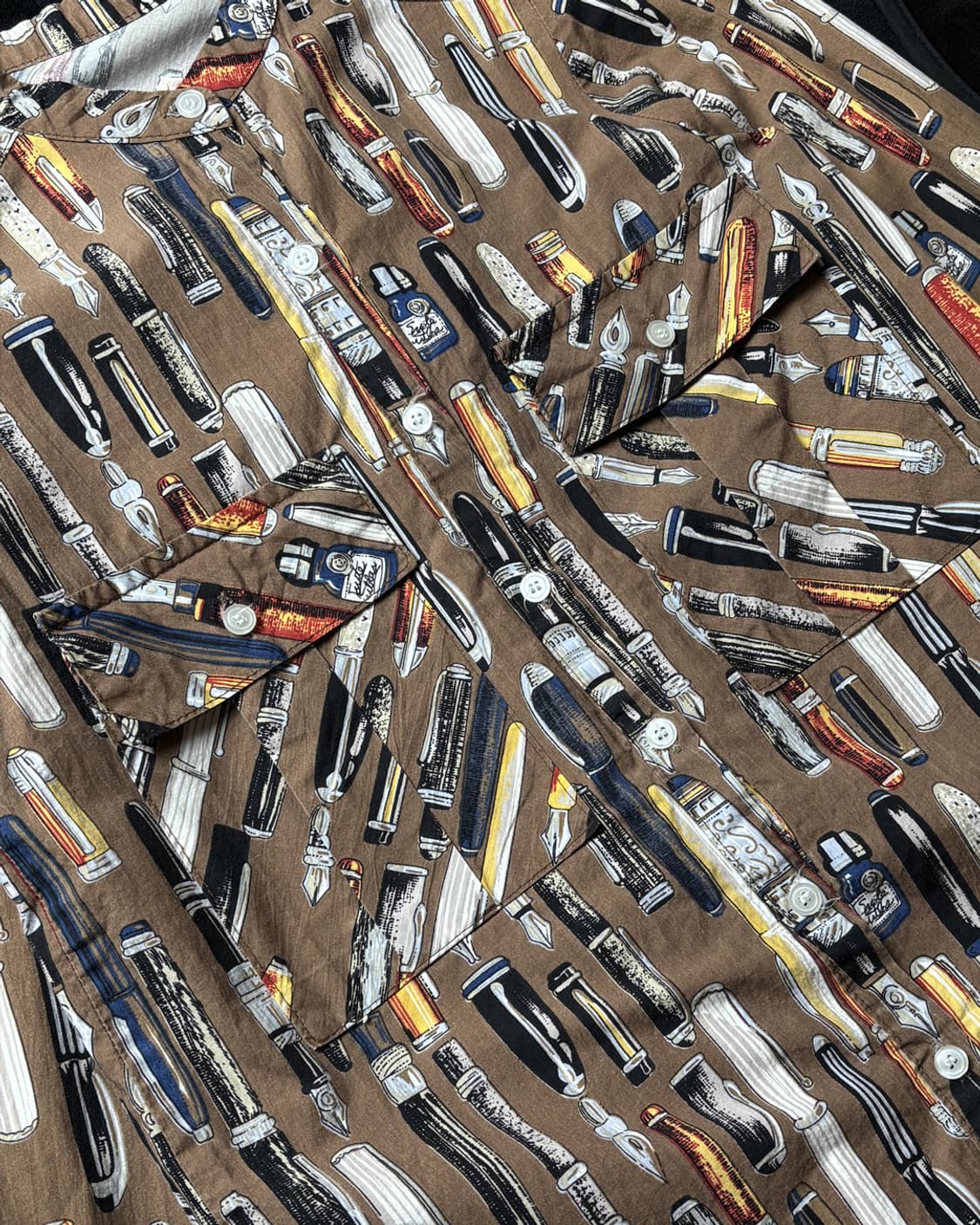 일본빈티지 그래픽 패턴 셔츠 상품이미지3