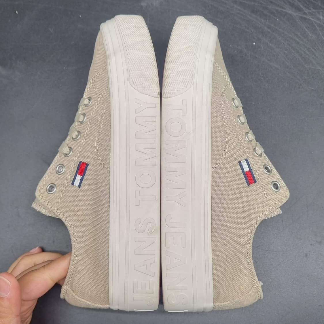 타미힐피거 캔버스 플랫폼스니커즈 230 상품이미지5