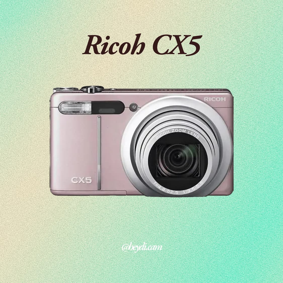 미품급) (장원영!) 리코 cx5(ricoh CX5) 핑크 상품이미지1