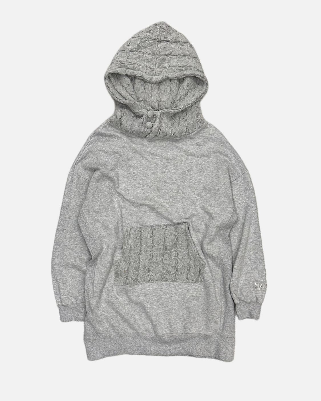 RCWB knit detail long hood dress 상품이미지1