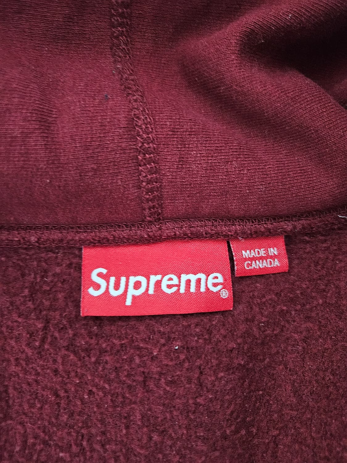 슈프림 미니박스로고 후드집업 상품이미지4