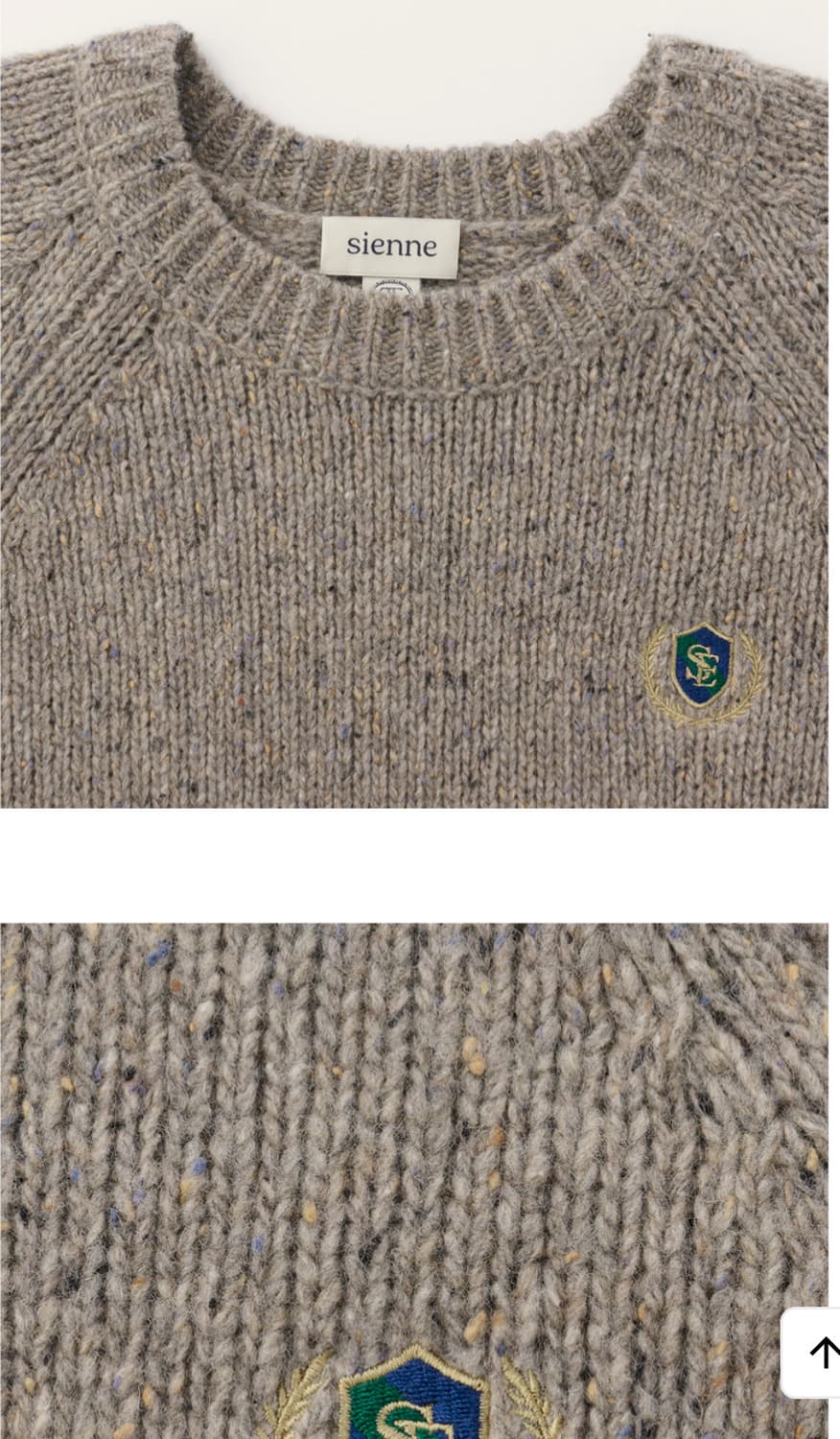 Sienne Denver Wool Knit grey 시엔느 덴버 니트 상품이미지4