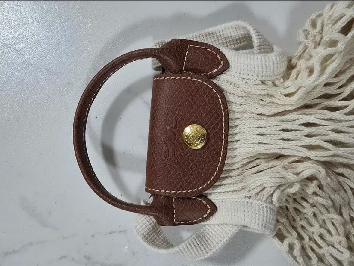 롱샴 필레 네트백 아이보리 xs 상품이미지2