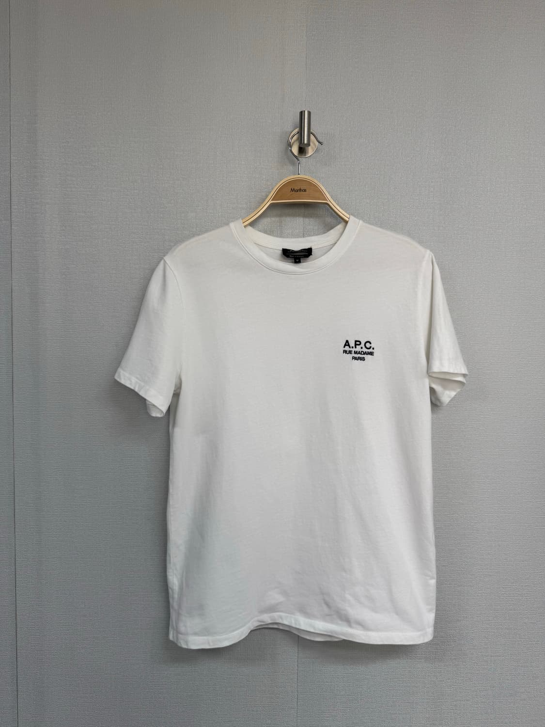A.P.C 아페쎄 자수 로고 반팔 티셔츠 상품이미지1