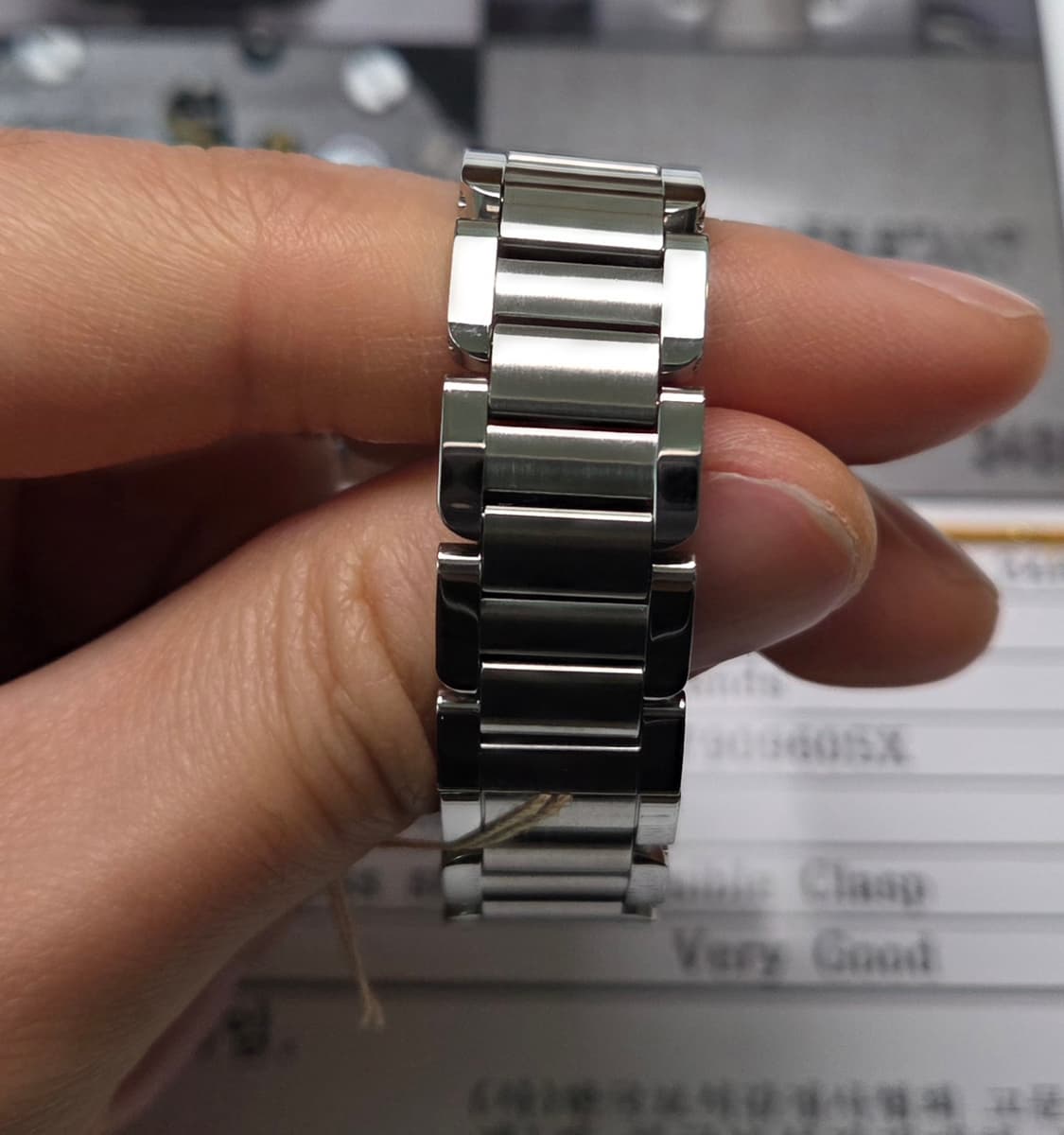 까르띠에 앙글레즈 탱크 스몰 클래식로만판 쿼츠 브레이슬릿 ver. (감정 상품이미지7