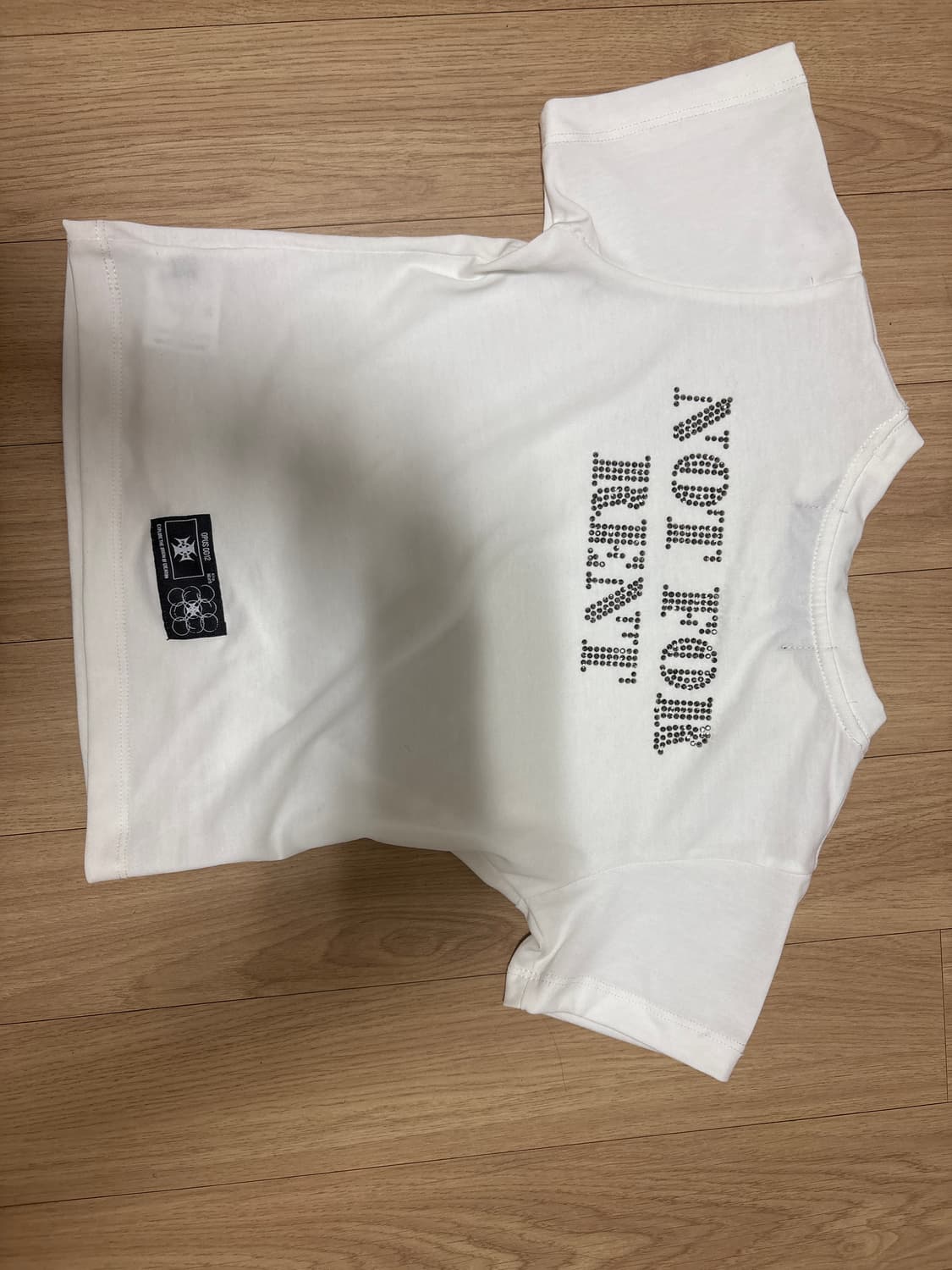 Op. 07 NFR CROP T-SHIRTS WHITE 상품이미지2
