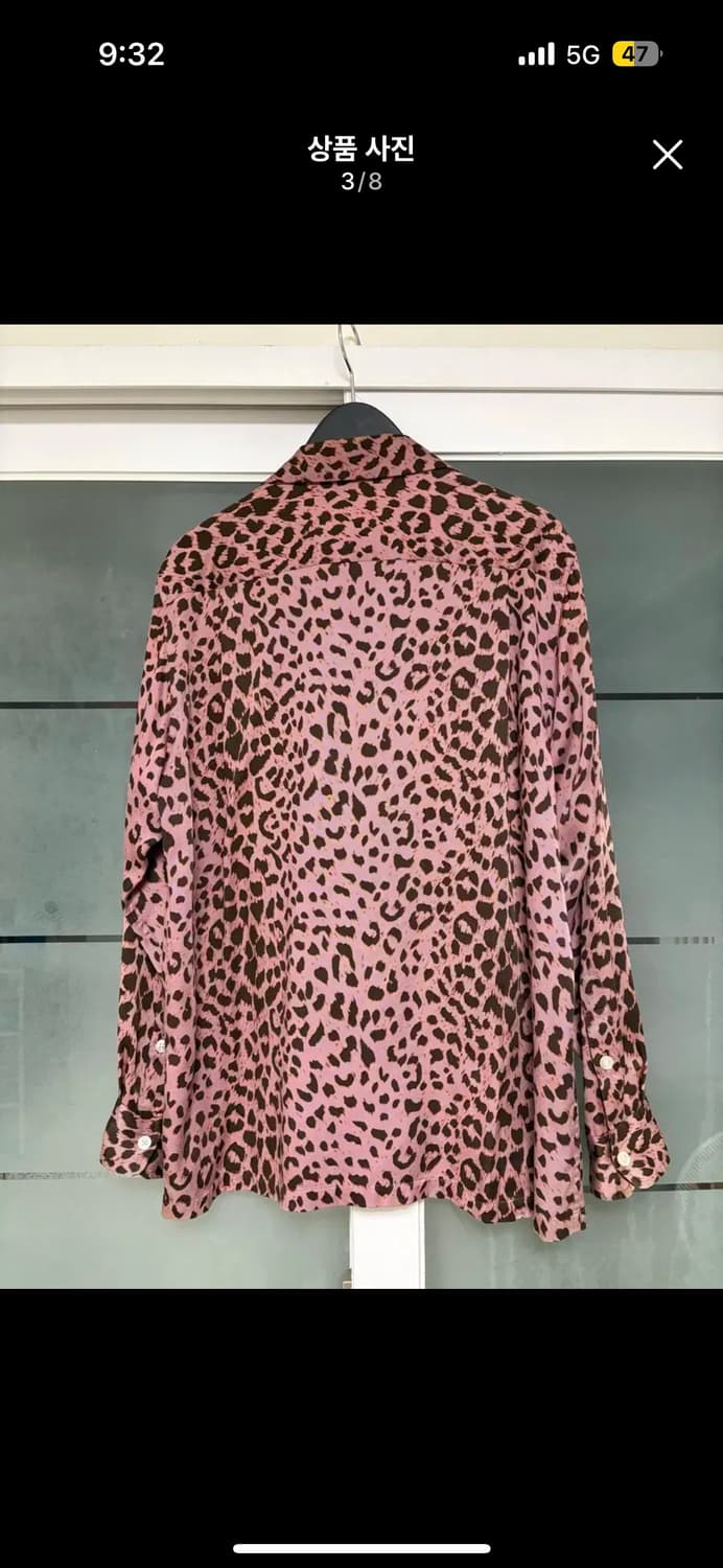 와코마리아 19fw 레오파드 오픈 칼라 셔츠 상품이미지3