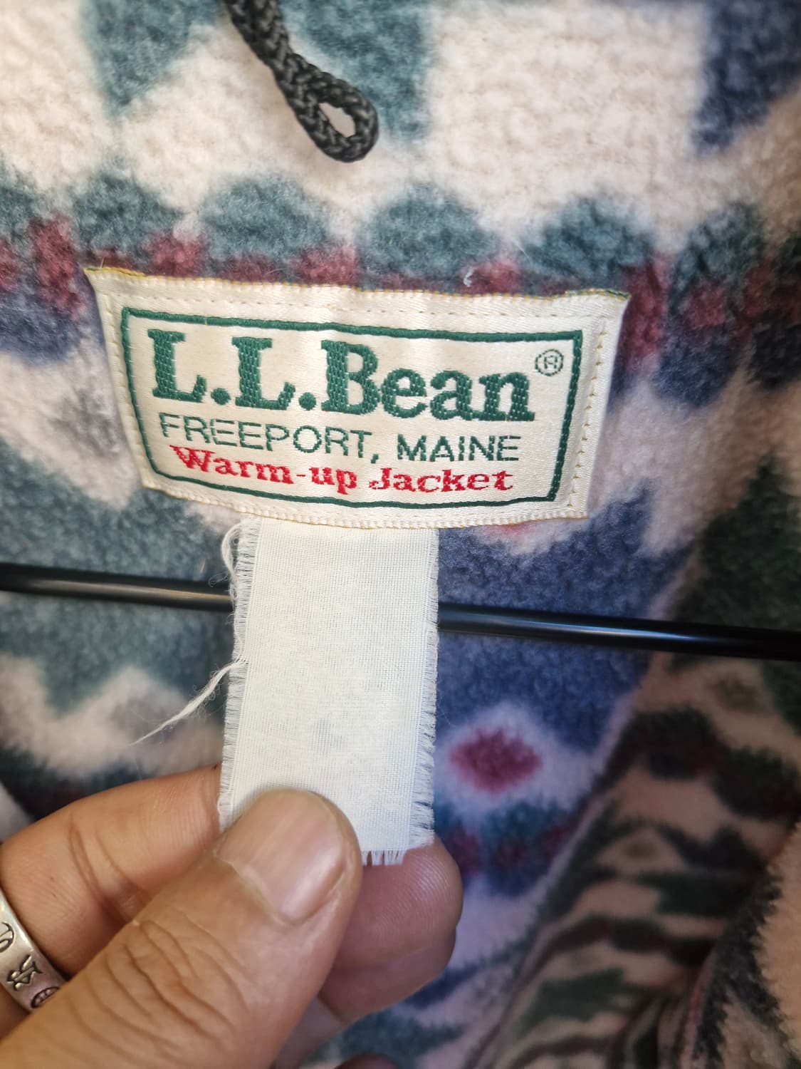 Z-122 90S LL BEAN 엘엘빈 웜업 봄버 자켓 상품이미지6