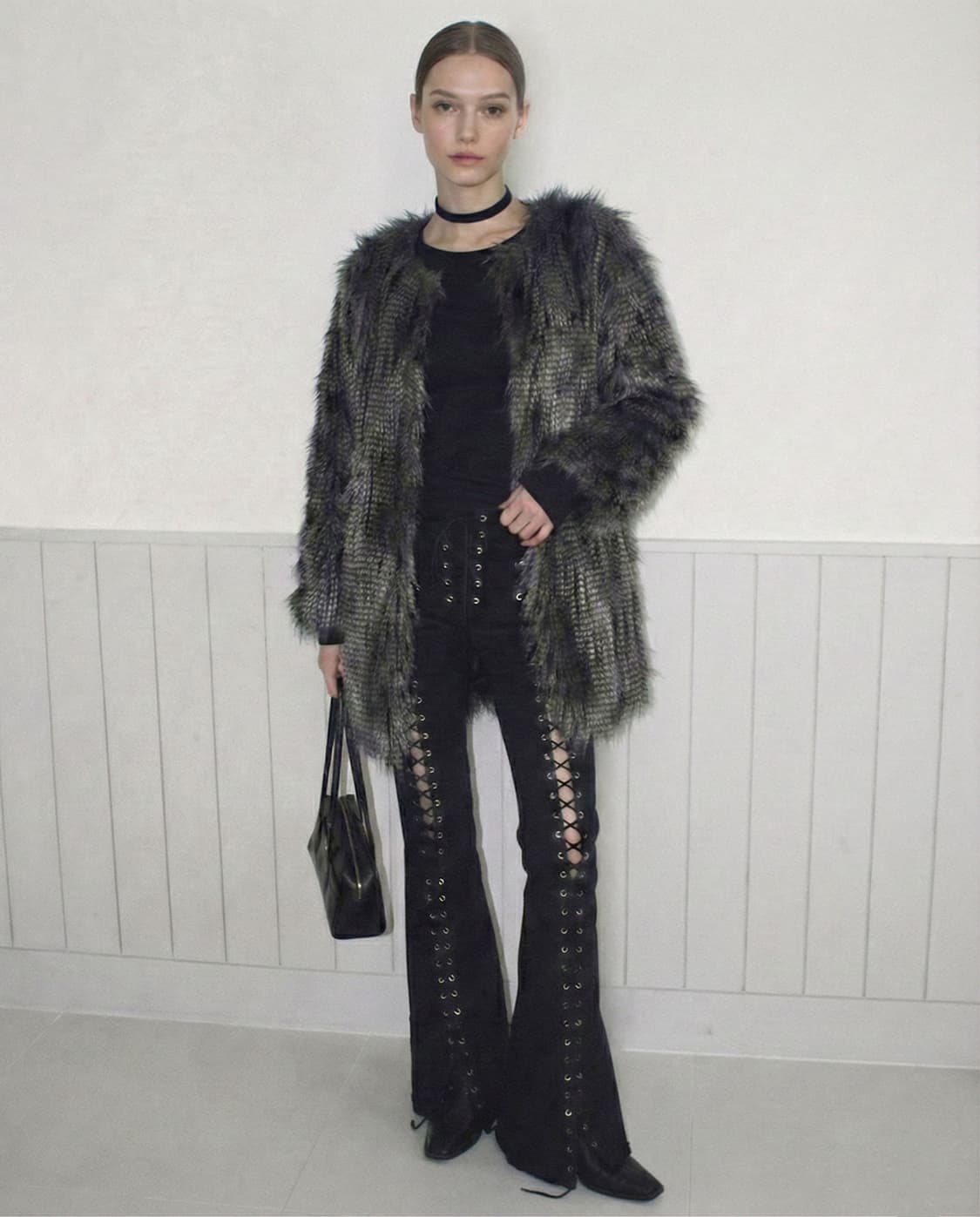 zara vintage mix fur coat 상품이미지1