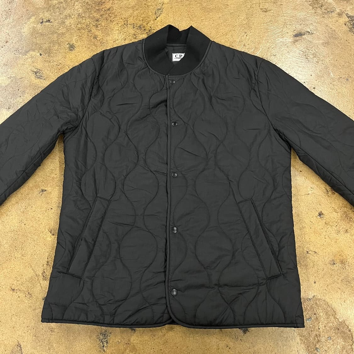 [정품/100] CP컴퍼니 블랙 퀼팅 자켓 b12 상품이미지3
