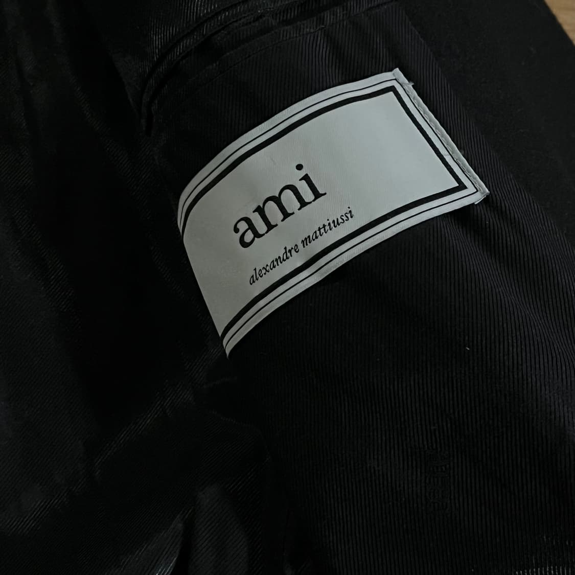 [95] 아미 블랙 싱글코트 상품이미지7