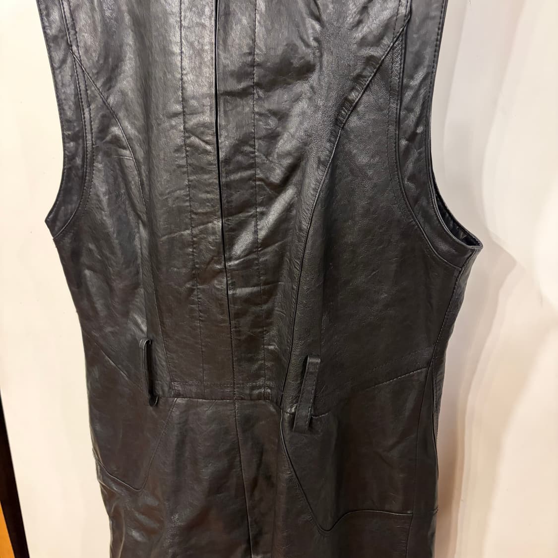 코데즈컴바인 이태리램스킨 하이넥롱베스트 상품이미지5