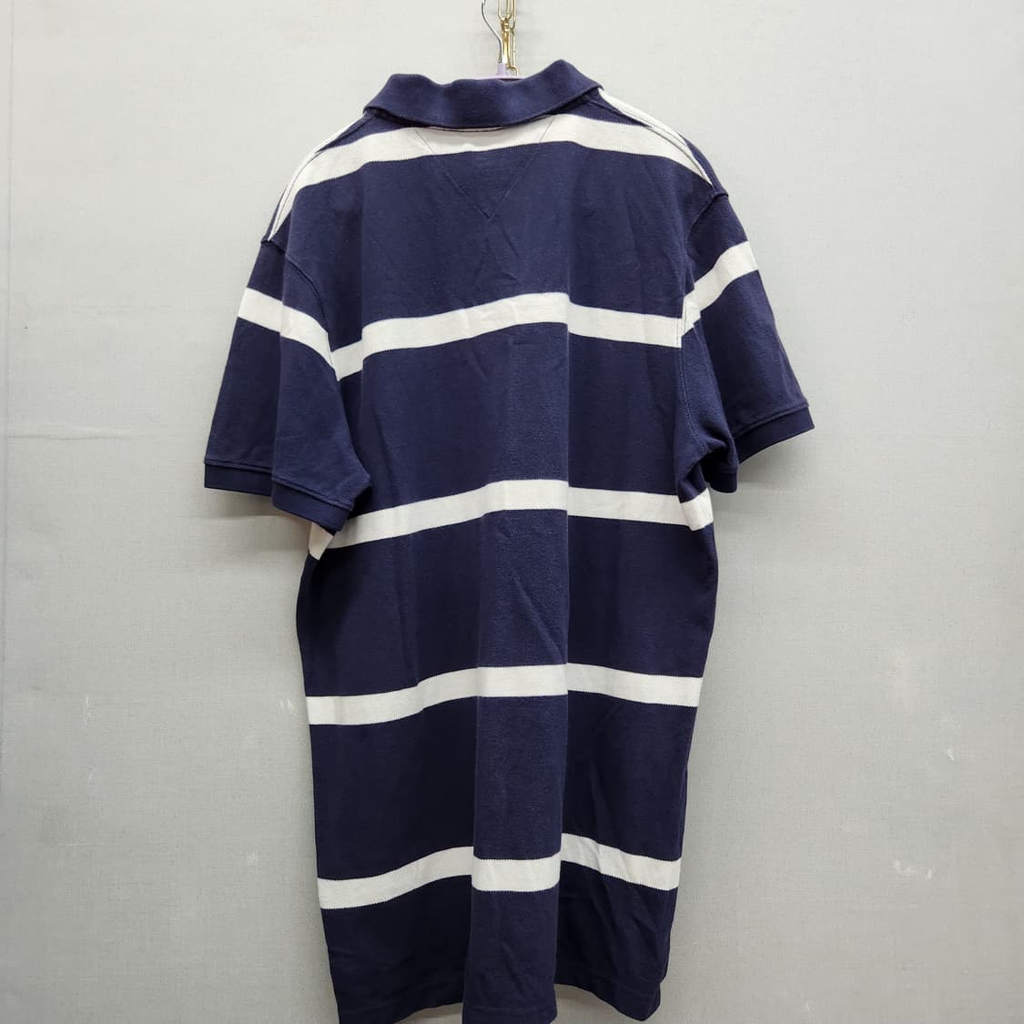 타미힐피거 로고자수 스트라이프 반팔카라 L(L) 상품이미지4