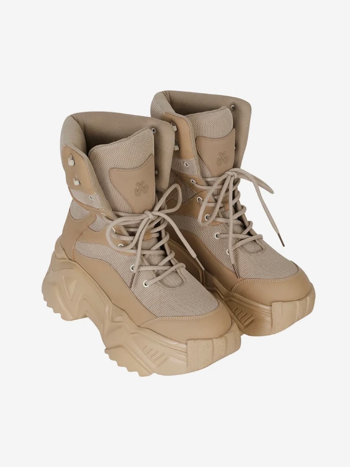 PLATFORM BOOTS SNEAKERS BEIGE 230 상품이미지1