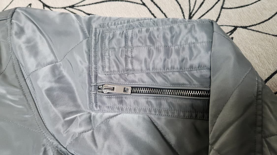 Rag & Bone 다이아 퀼팅 봄버 그레이 자켓 M 넉넉 100 상품이미지5