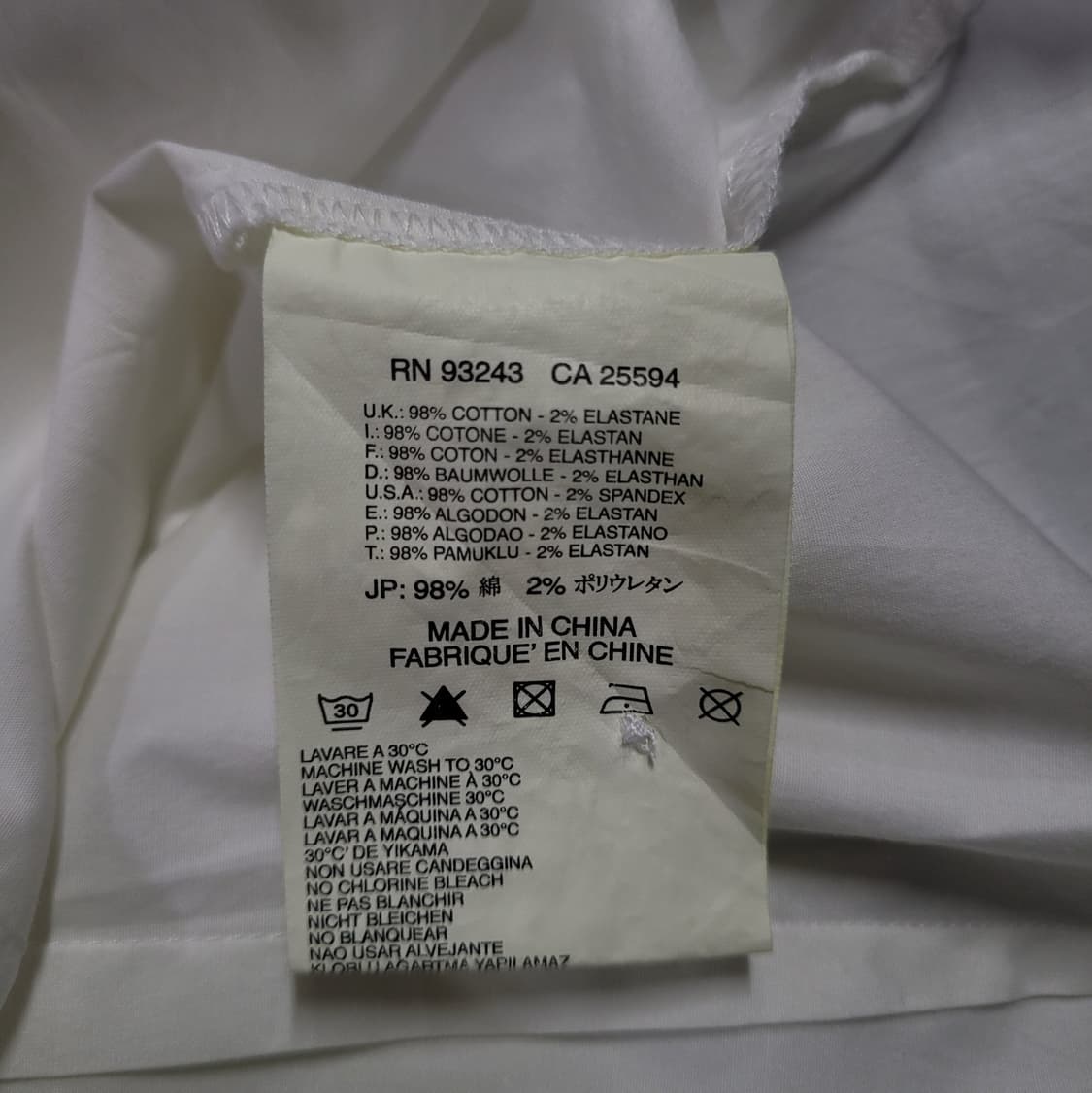 Diesel 디젤 블랙 카라 배색 셔츠 상품이미지7