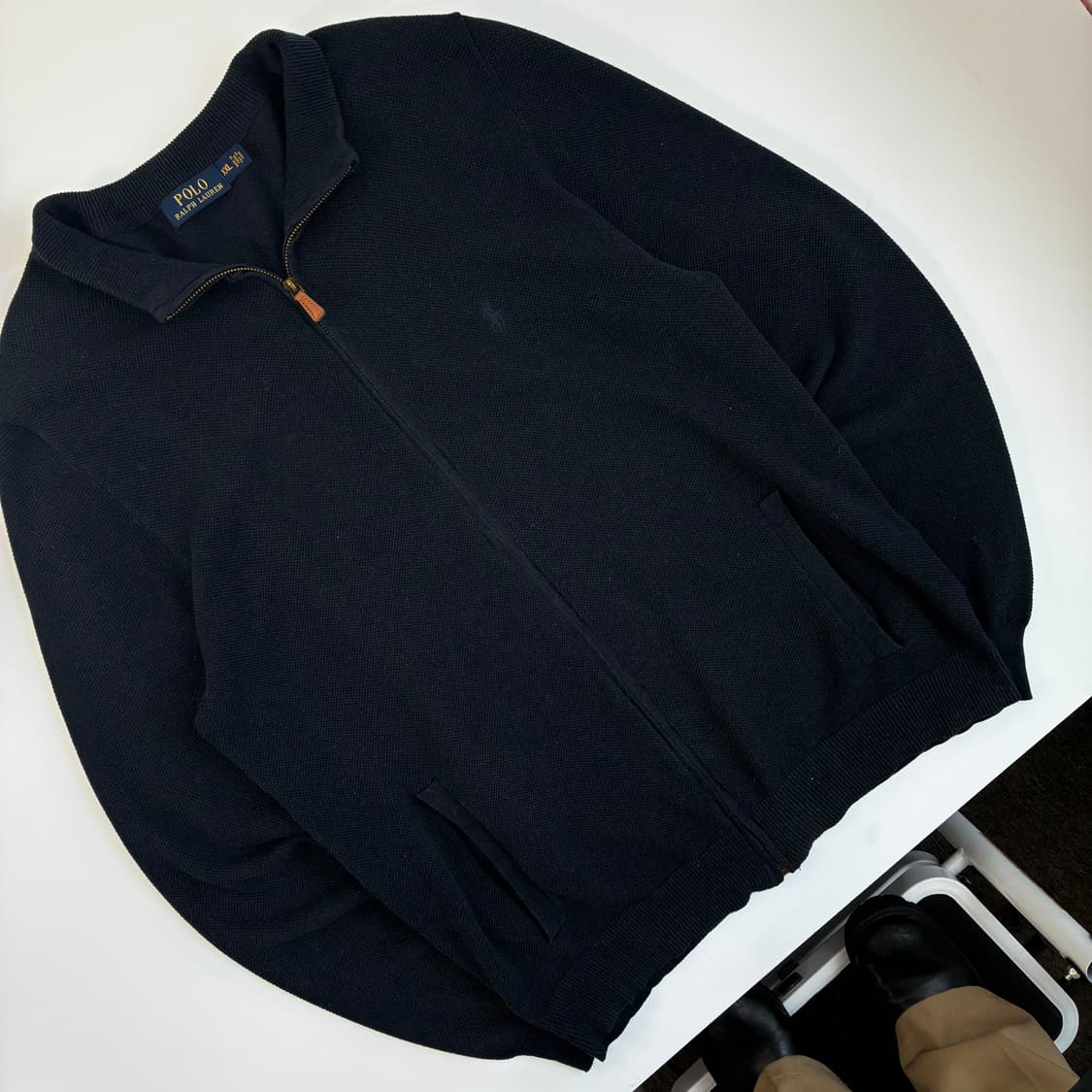 Polo 폴로 랄프로렌 현행 다크 네이비 집업 가디건 상품이미지2