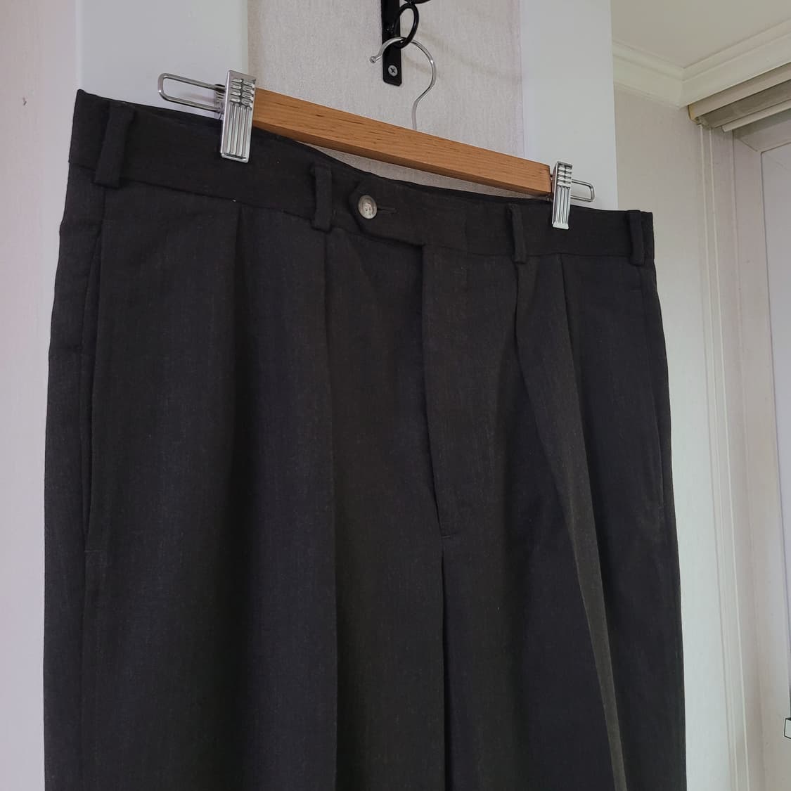 90s Lands End 투 플리츠 울 트라우저 (Made in Usa) 상품이미지2