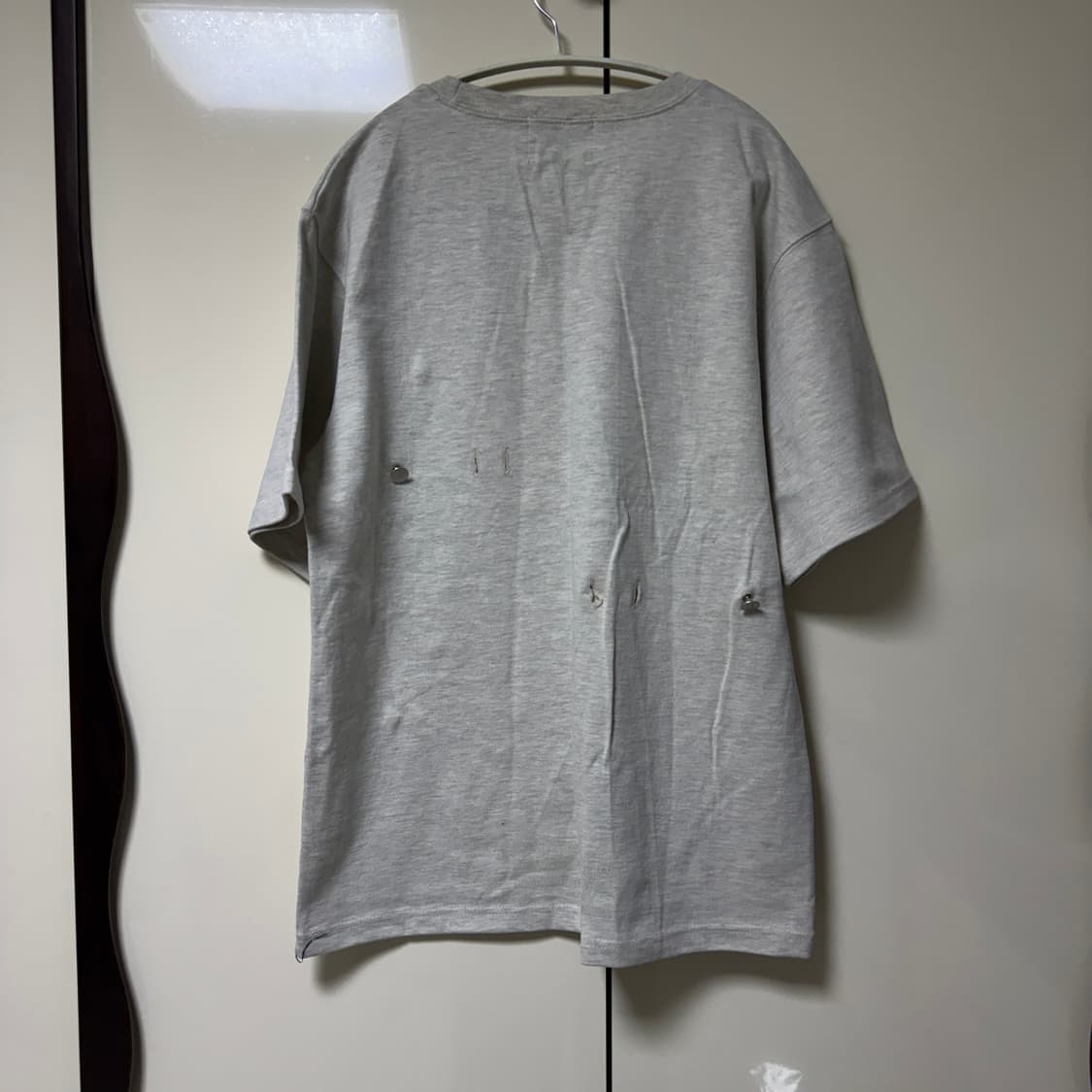 몬트라바일퍼스널 필더핀치 티셔츠 오트밀 상품이미지4