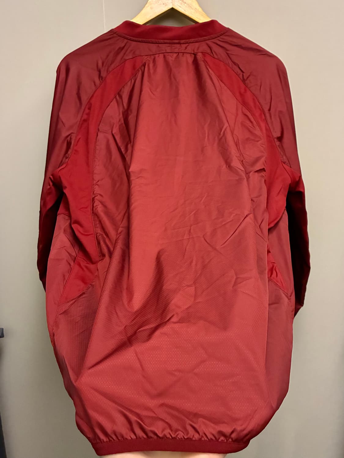 (L)나이키 키움 넥센 히어로즈 바람막이 웜업 자켓 버건디 상품이미지8