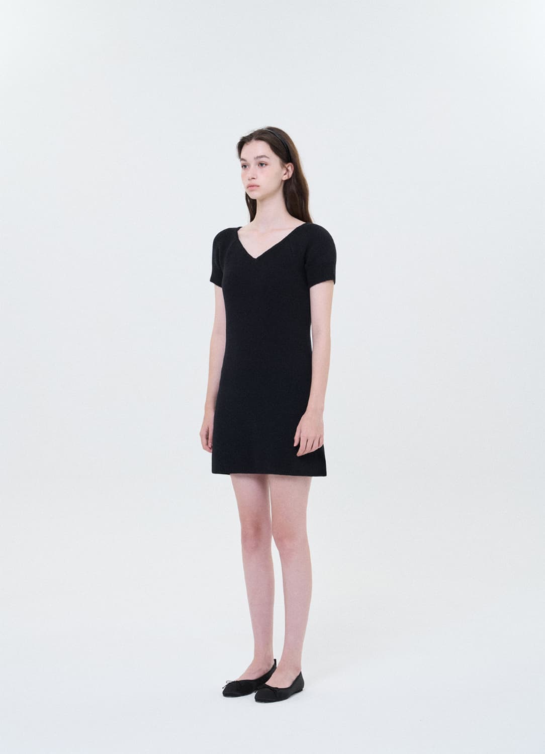 르베인 에블린 원피스 Evelyn V-Neck Knit Dress  상품이미지2