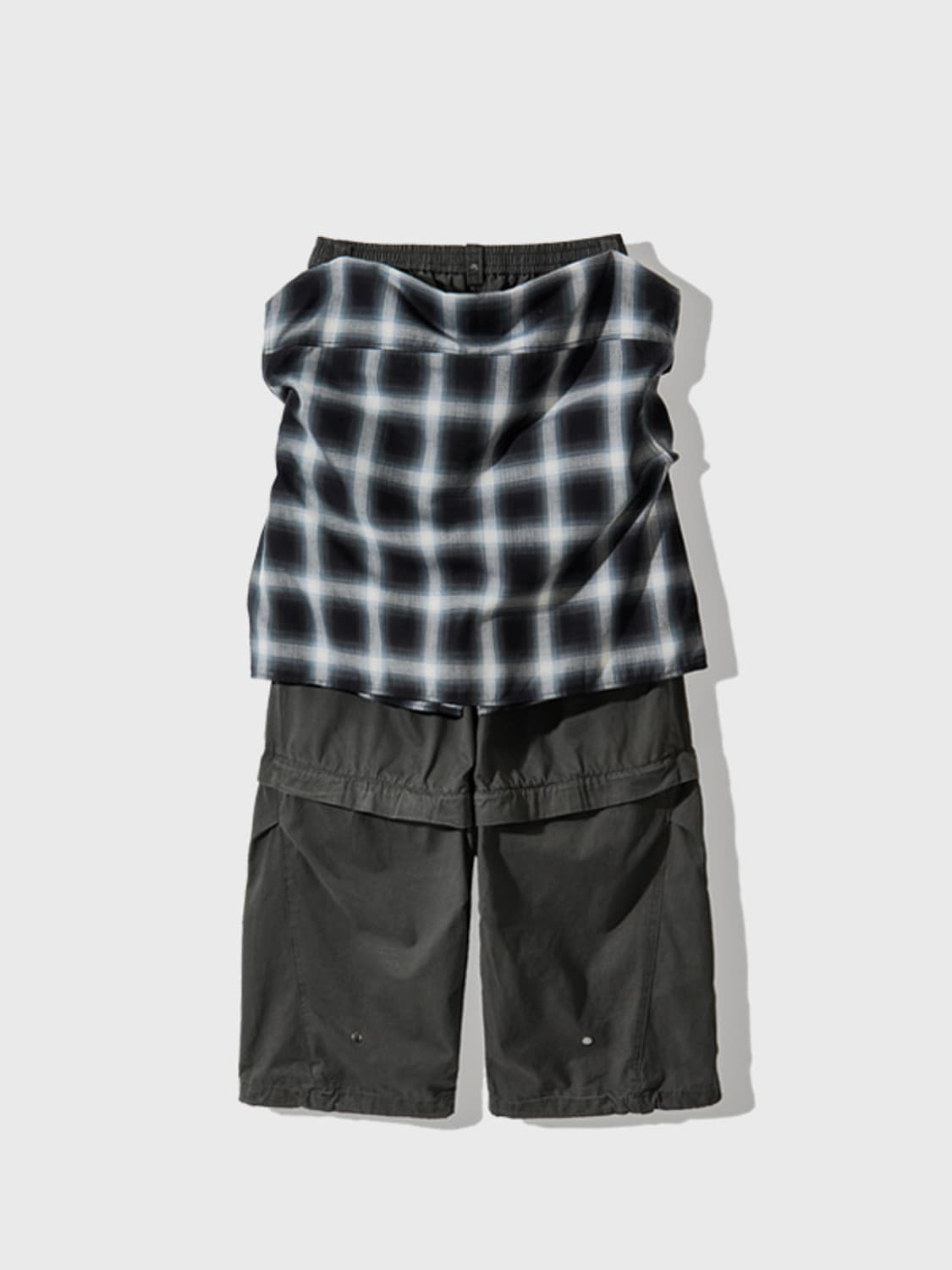 CORD 코드 랩 셔츠 3-컨버트 디테쳐블 팬츠 상품이미지3