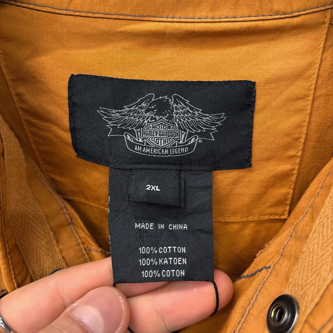 할리데이비슨 레이싱 #1 펠트 와펜 라이트 코튼 하프셔츠 N1072 상품이미지9