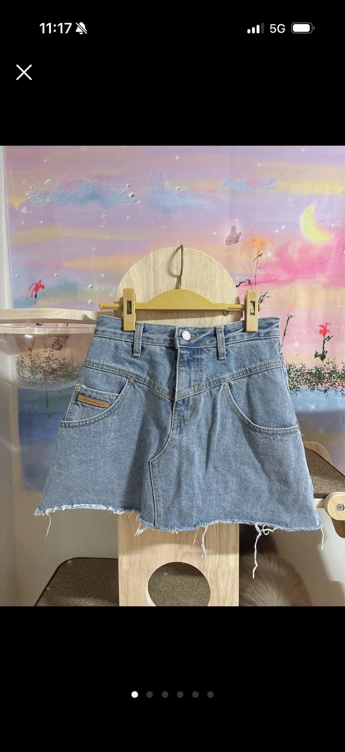 패치 연청치마바지 (정가 48,000)거의새옷 상품이미지1