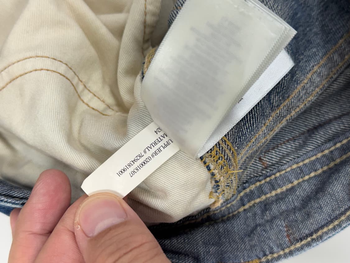 더블알엘 빈티지5포켓 풀러턴 리페어진 / 34x32 상품이미지8