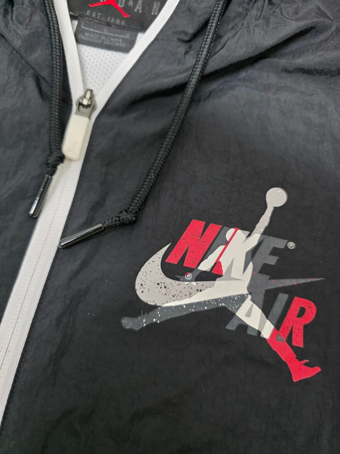 나이키 조던 점프맨 로고 바람막이 자켓 L 상품이미지4
