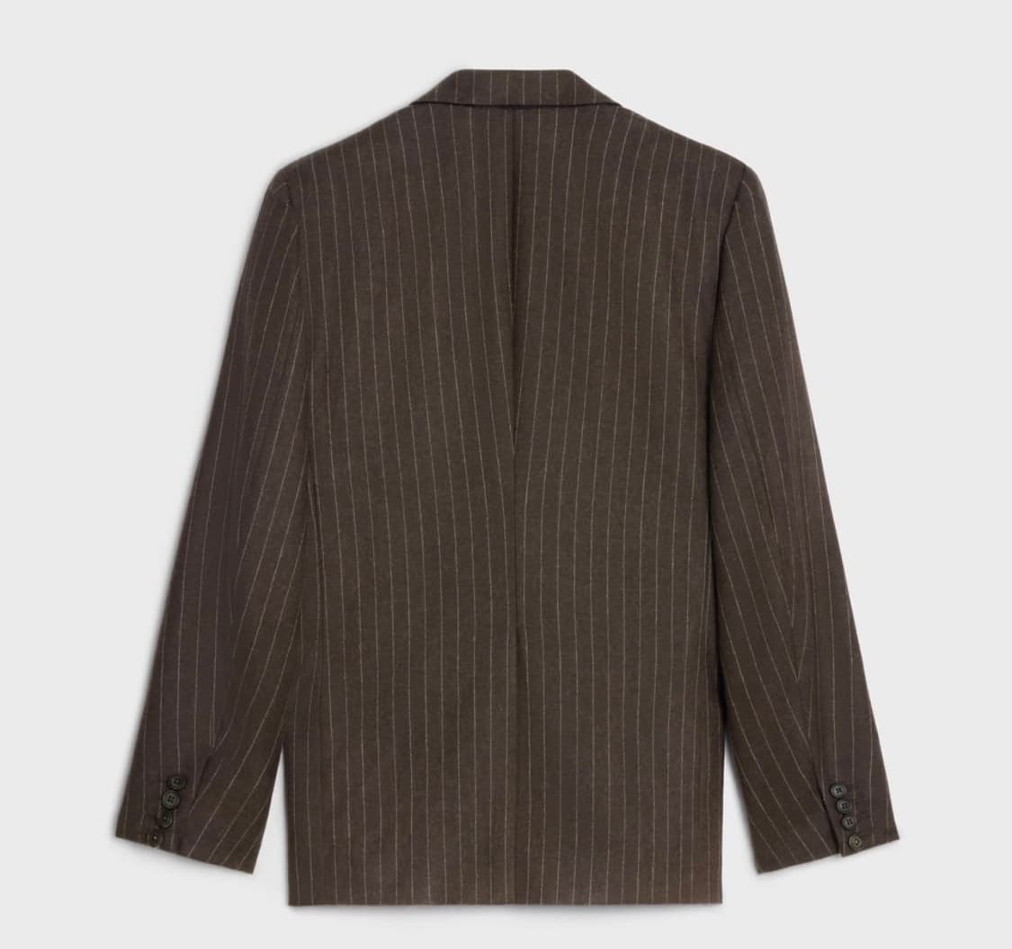 [박보검님 착용] 셀린느 23fw 스트라이프 플라넬 자켓 상품이미지3