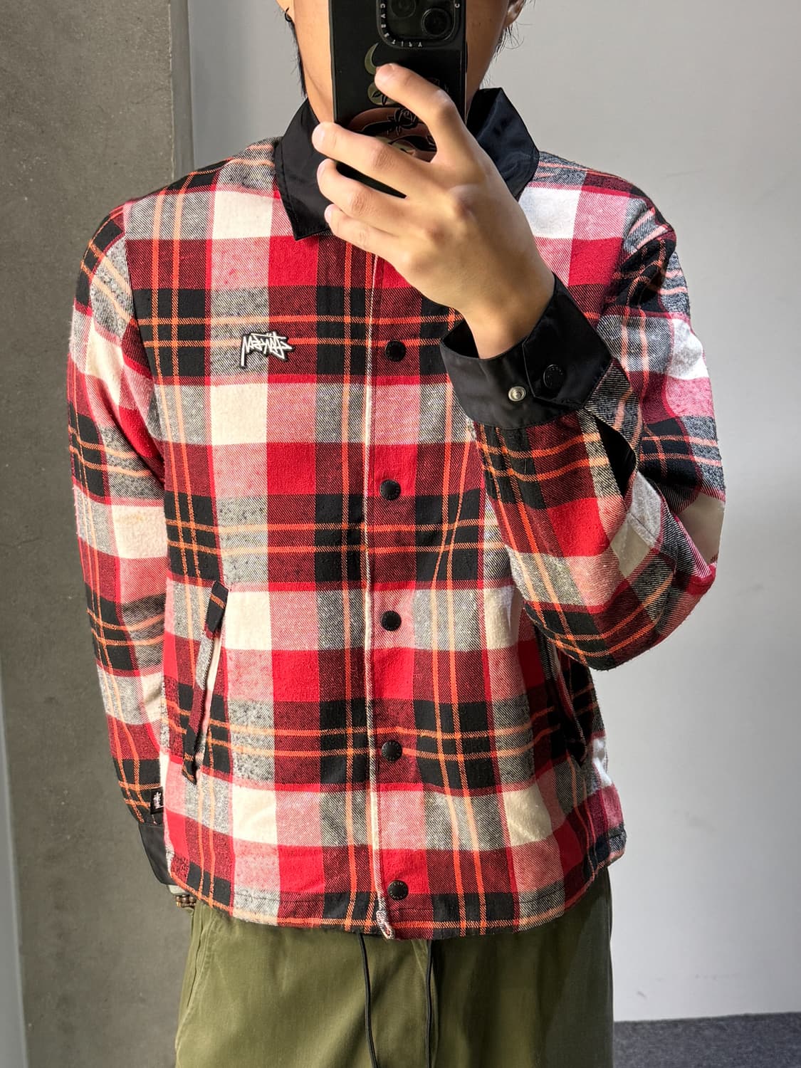 스투시 타탄 체크 코치 자켓 상품이미지2