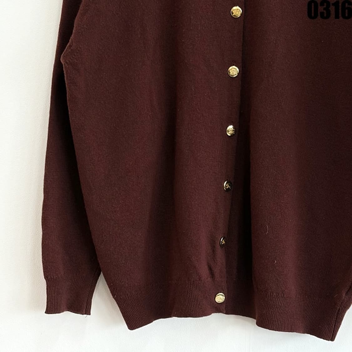 버버리 울 니트 가디건 100 0316 상품이미지3