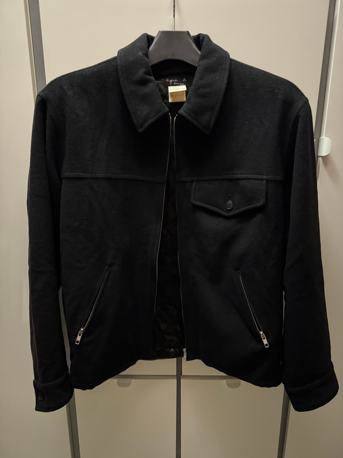 90s agnes b homme cashmere+wool  jacket 상품이미지1