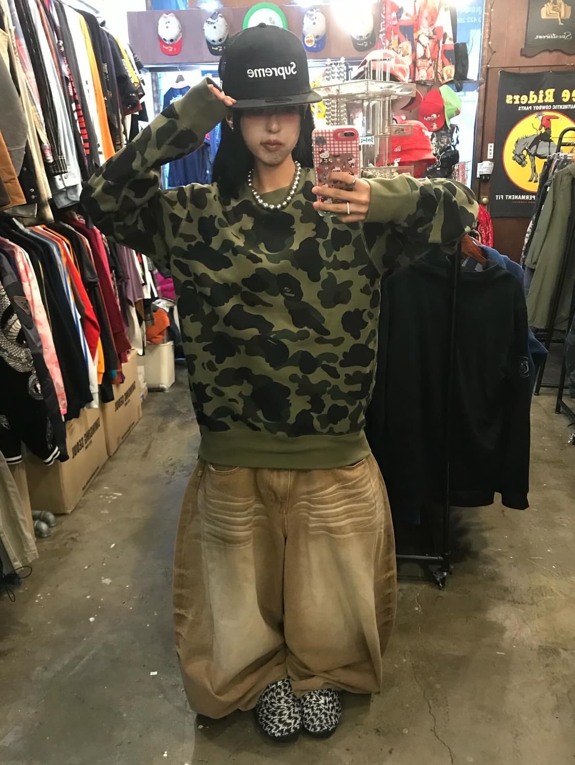 Bape Camouflage Sweat Shirts ( 새상품 ) 상품이미지2