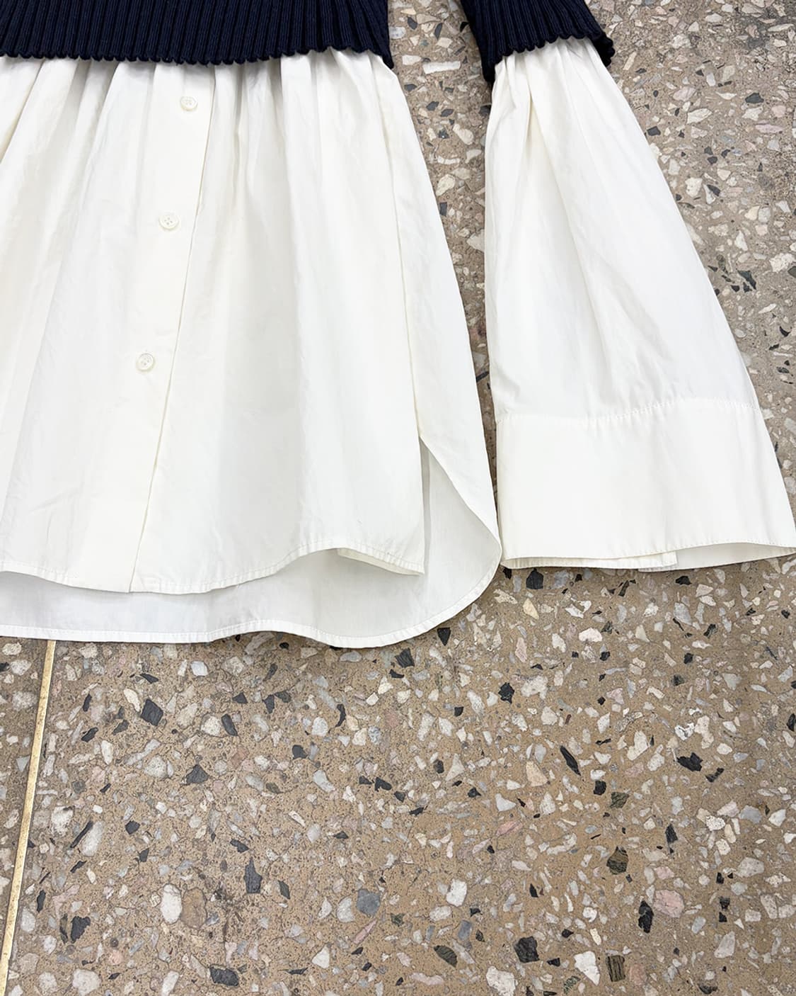 겐조 하이브리드 셔츠 니트 탑 상품이미지4