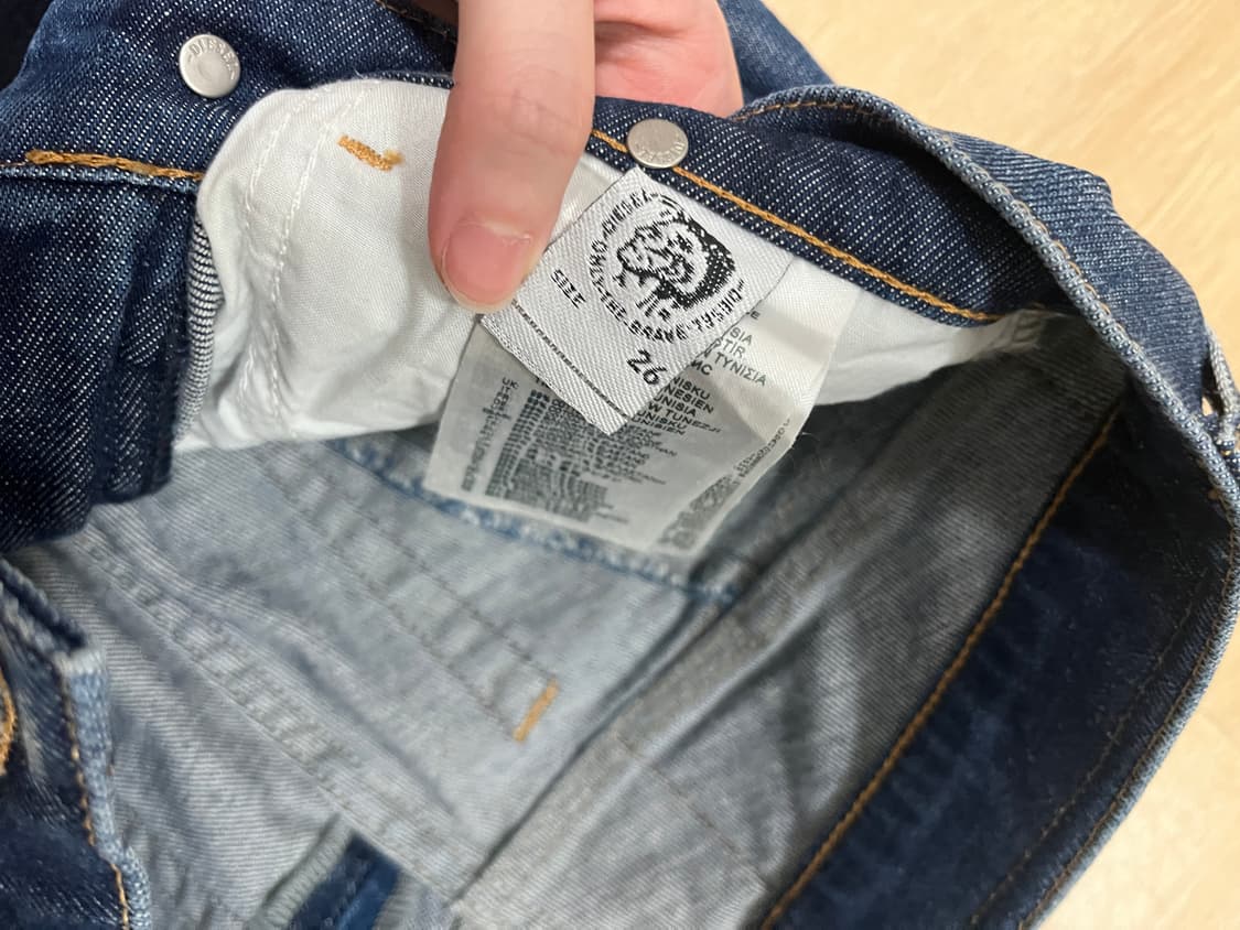 디젤 패치워크 에비진 부츠컷 새상품 상품이미지5