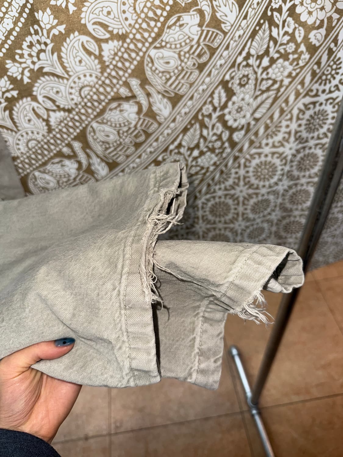 자라 피그먼트 카고 데님팬츠  상품이미지6