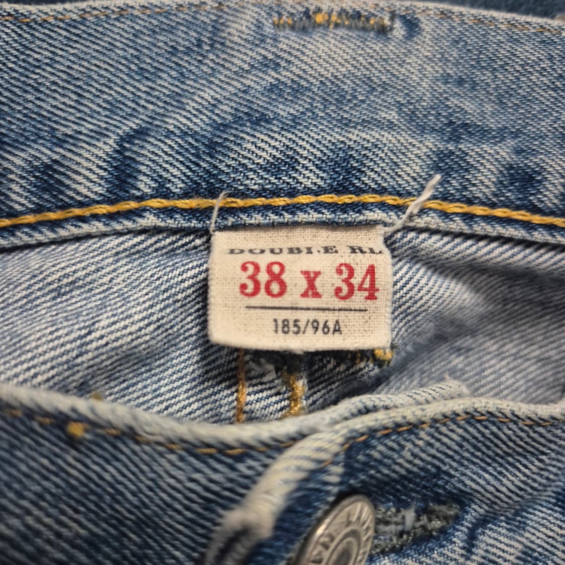 Rrl 데님 하이 슬림핏 38/34 상품이미지4