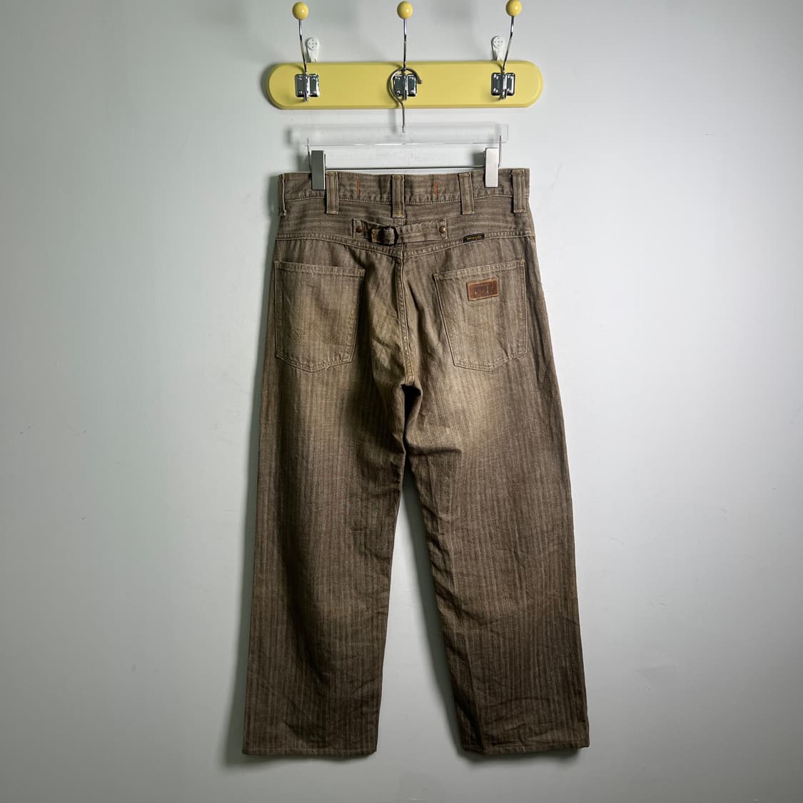 랭글러 빈티지 해링본 스트라이프 데님팬츠 M 상품이미지2