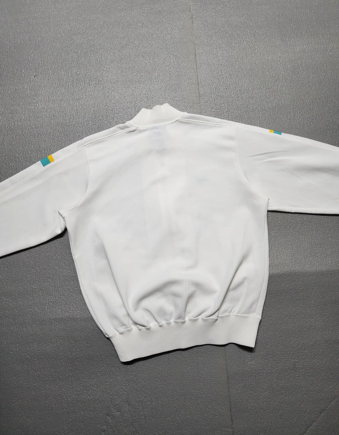 80's 90's 아식스 올드스쿨 화이트 져지 트랙탑 상품이미지5