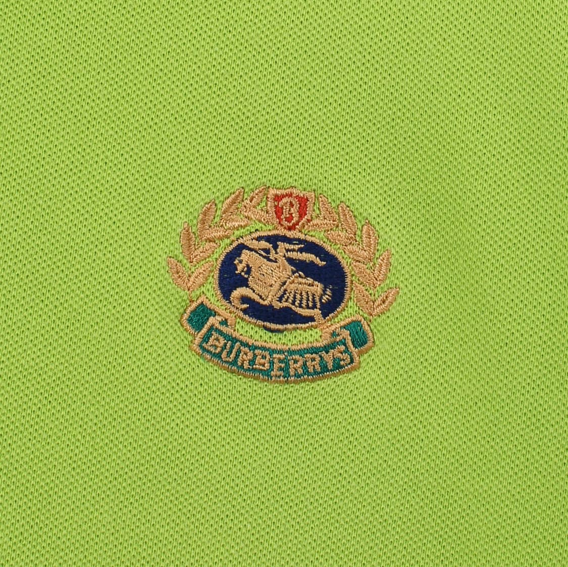 버버리 90 라임 그린 카라티 pk셔츠 상품이미지2